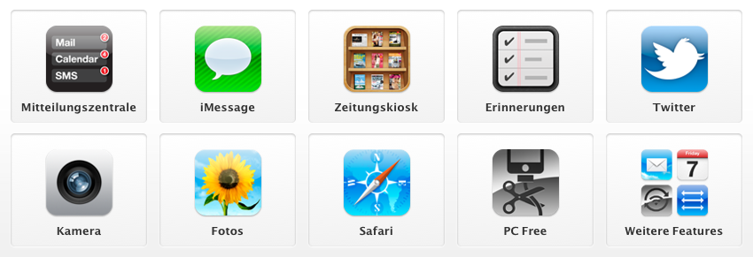 iOS 5 und iCloud ab dem 12. Oktober 2011 